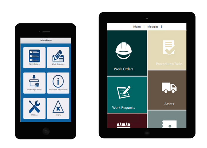 screenshot of iMaint EAM